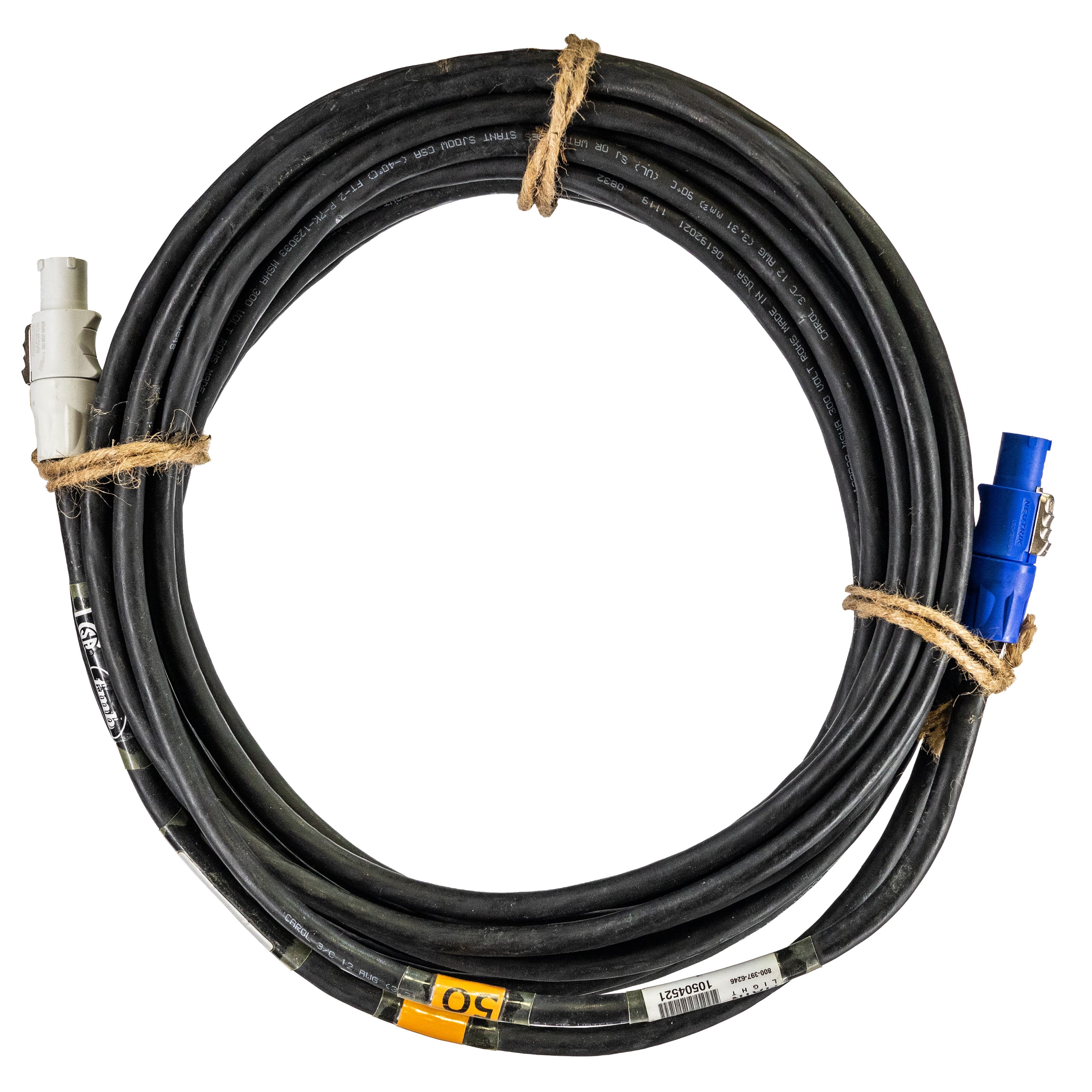 Cable -- PowerCon -- 50'